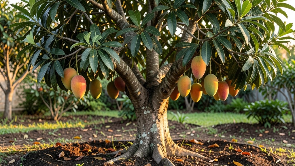 Mango Tree With Ripe Fruits: Harvesting Guide for Peak Sweetness