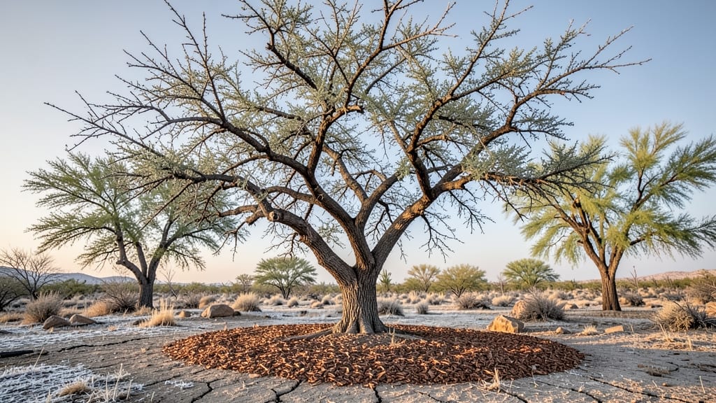 Drought-Tolerant Trees in Winter