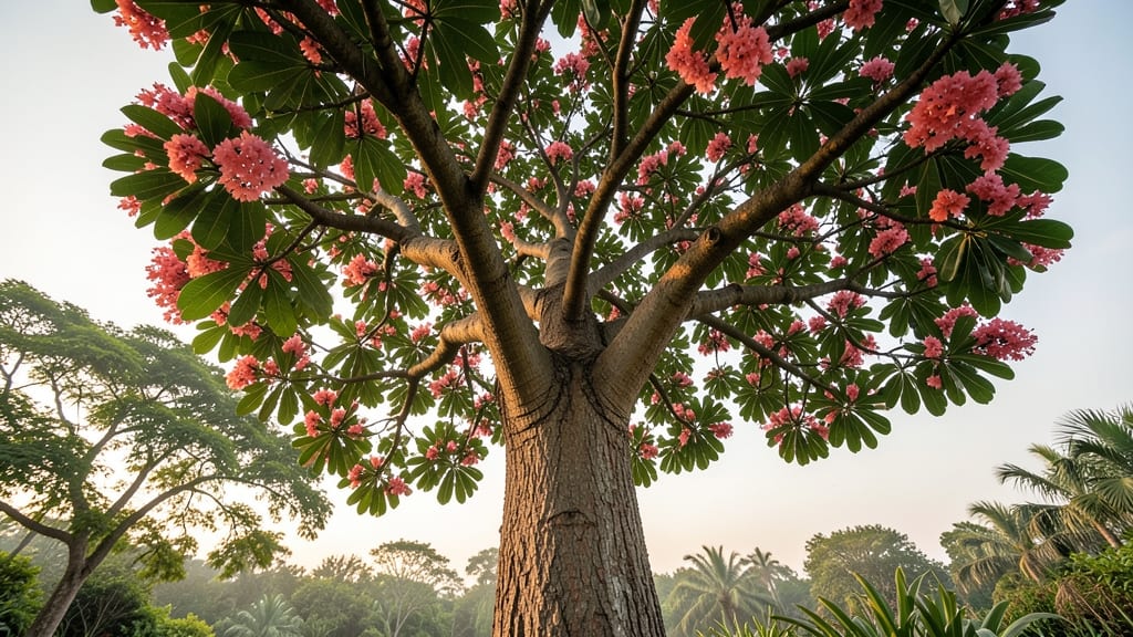Pink Flowering Gum Tree