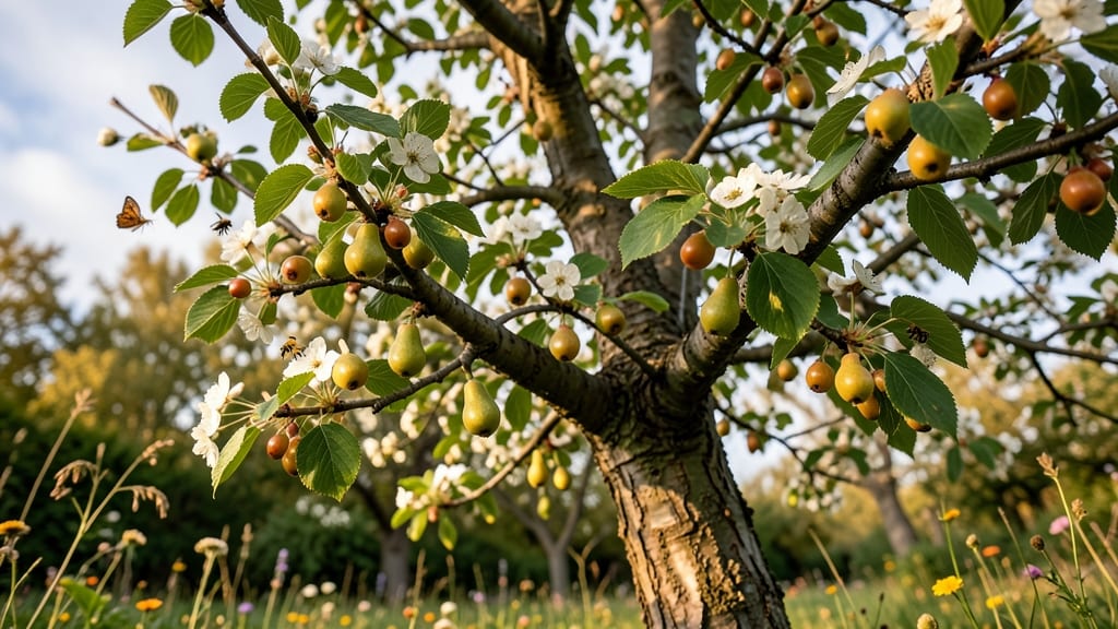 Serviceberry Tree Producing Edible Berries