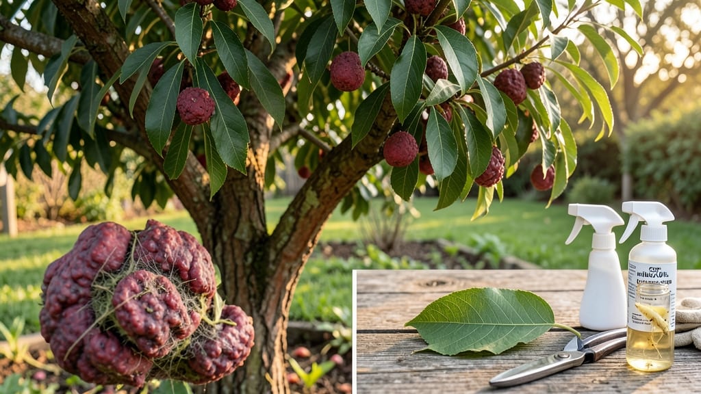 Red Bumps on Peach Tree Leaves: Fungal Spot Diagnosis and Organic Cure