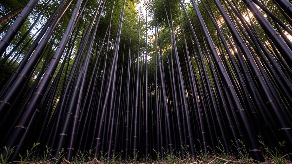 Black Bamboo For Dramatic Contrast