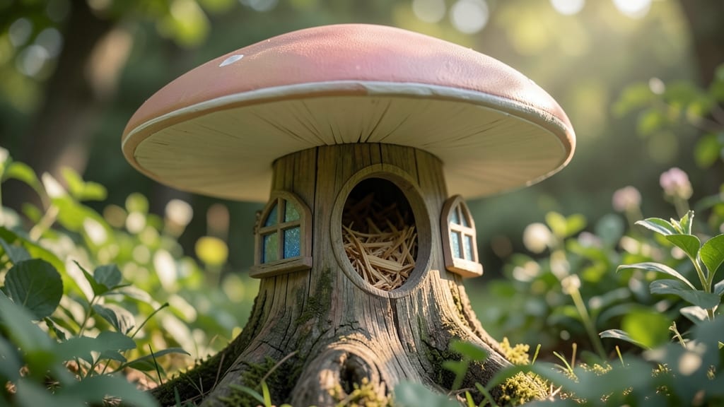 Fairy Tale Mushroom Stump Houses