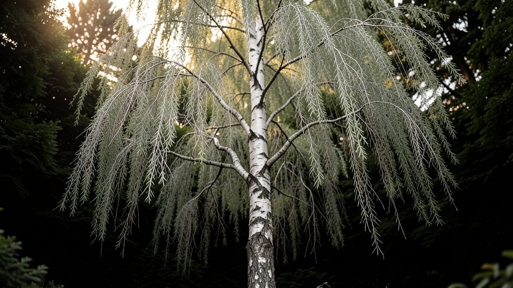 Weeping Silver Birch for Light and Airy Feel