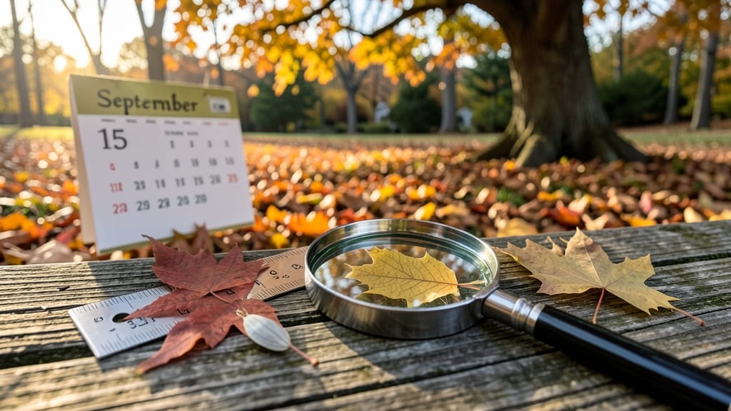 When Do Maple Tree Helicopters Fall: Exact Timing by Species and Climate Zones