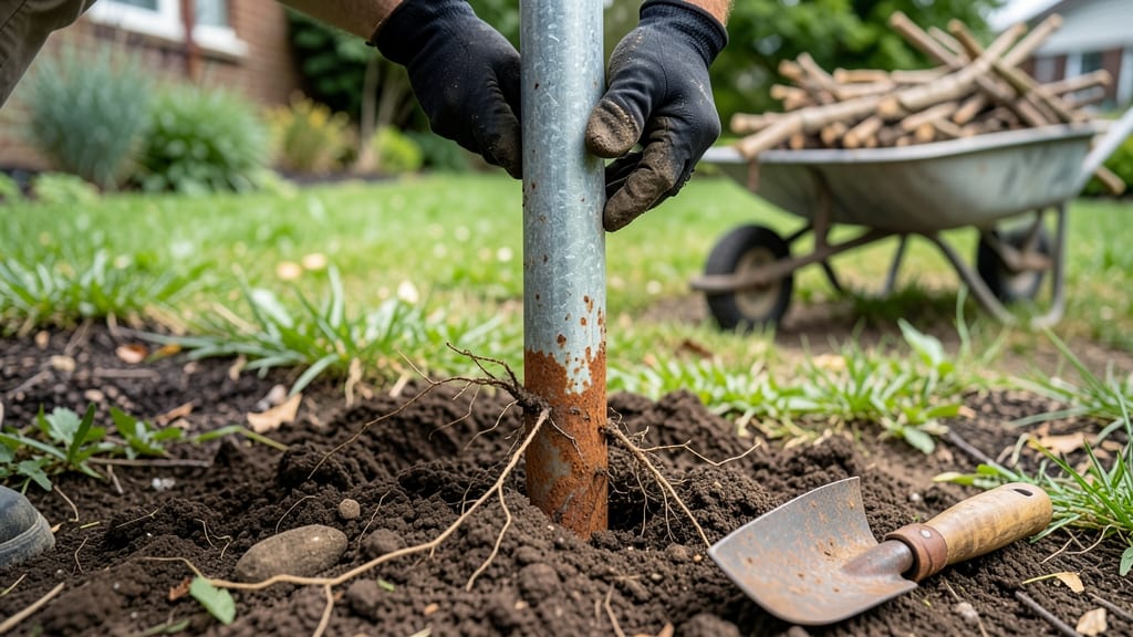 How to Remove Metal Tree Stakes from Ground: Rust-Free Extraction in Minutes