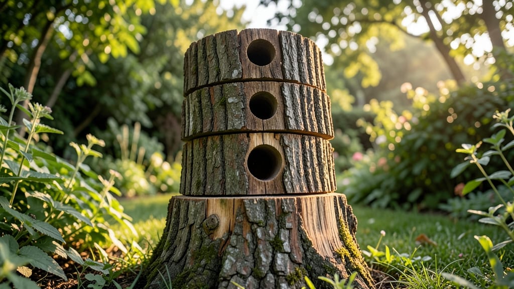 Multi-Level Songbird Stump Tower
