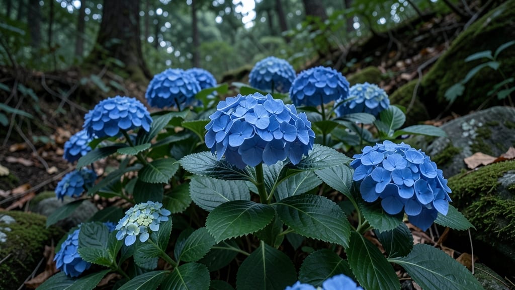 Mountain Hydrangea Serrata