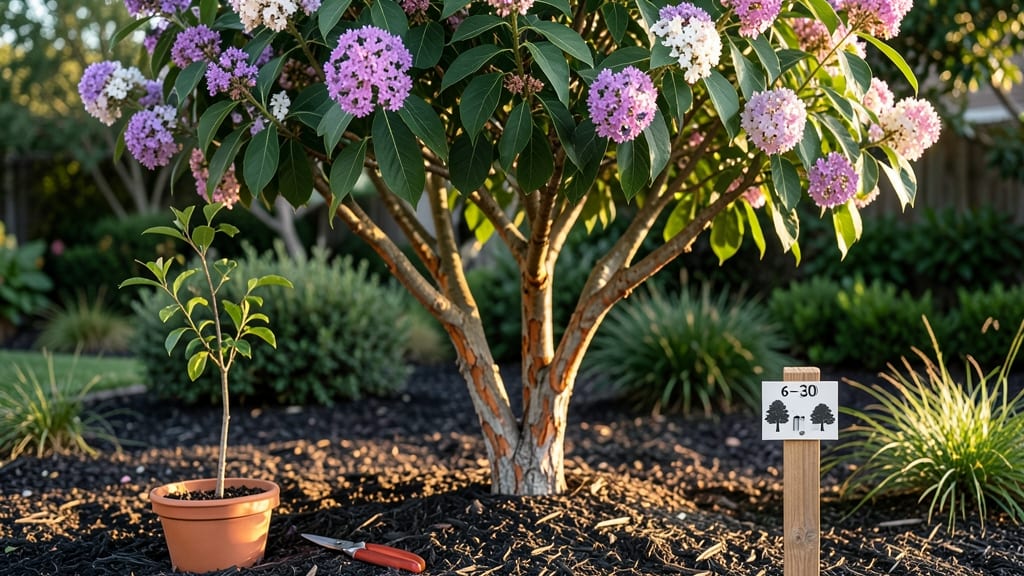 How Tall Does a Crape Myrtle Tree Grow: Dwarf to Giant Varieties Compared