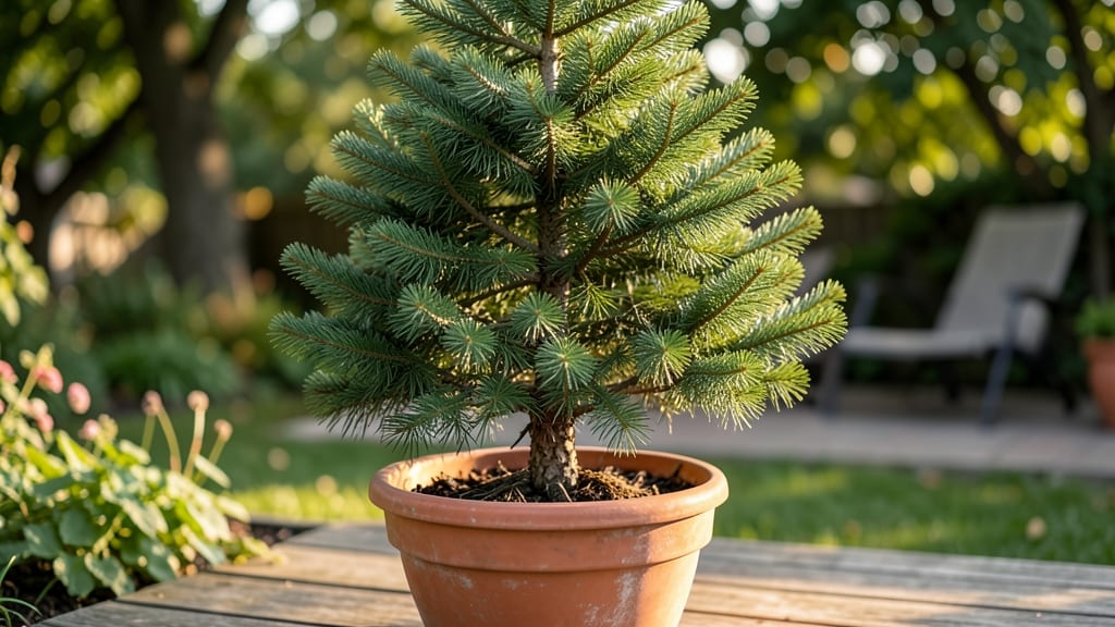 Fir Tree Potted: Cold-Hardy Evergreen in Stylish Containers
