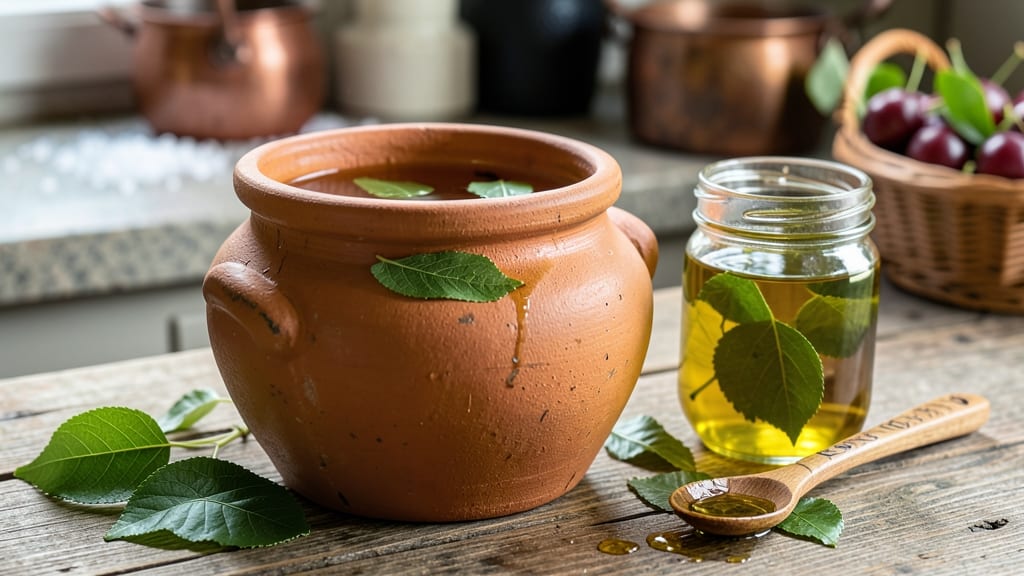 Cherry Leaf Infused Olive Oil