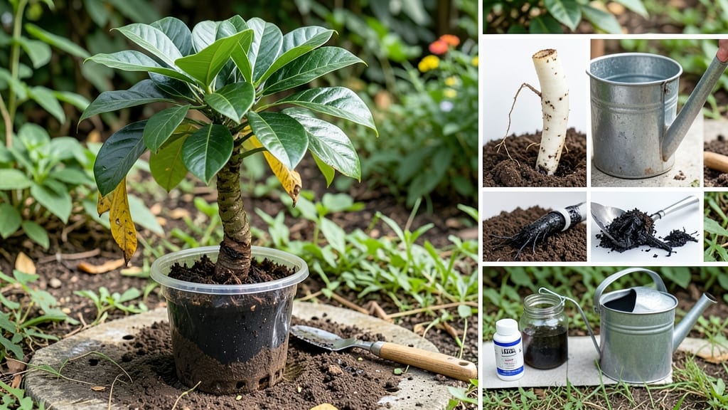 Overwatered Money Tree Root Rot: Root Revival in 3 Steps