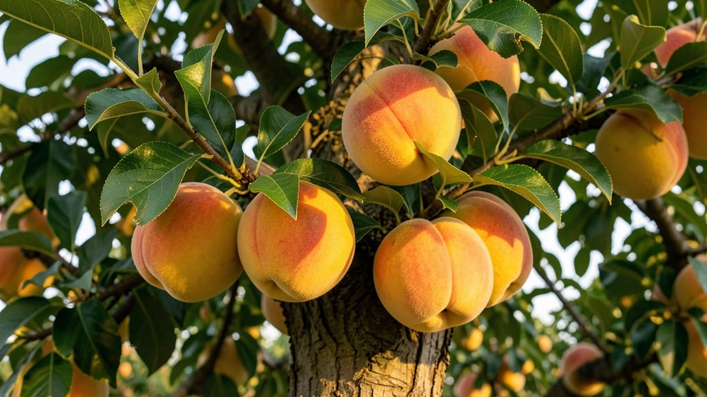 Elberta Peach Tree for Large Fruit