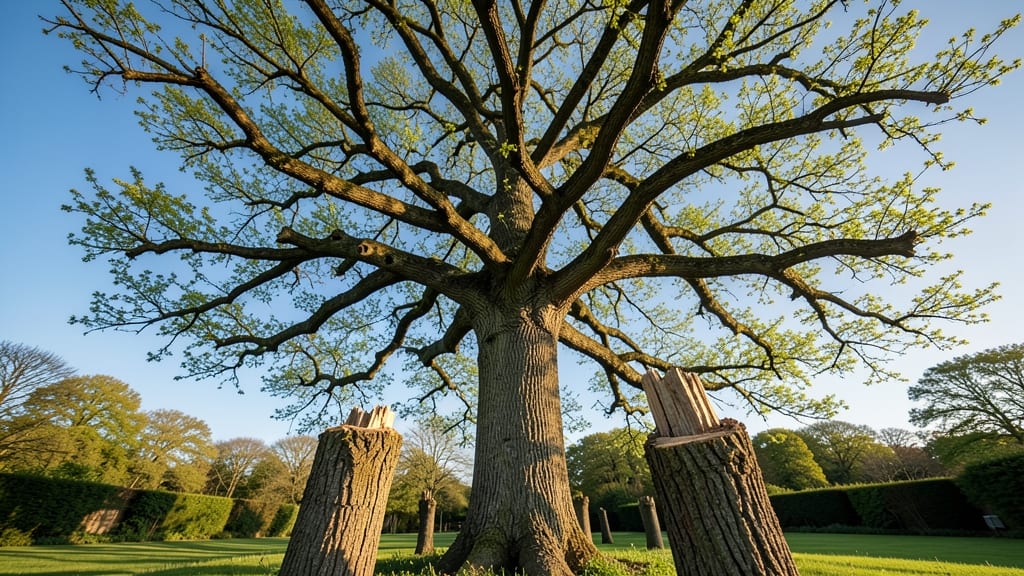 Pollarding Pruning for Mature Trees