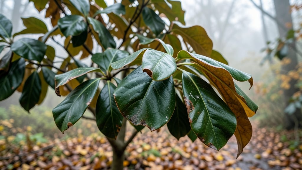 Curling Leaves on Jane Magnolia Varieties
