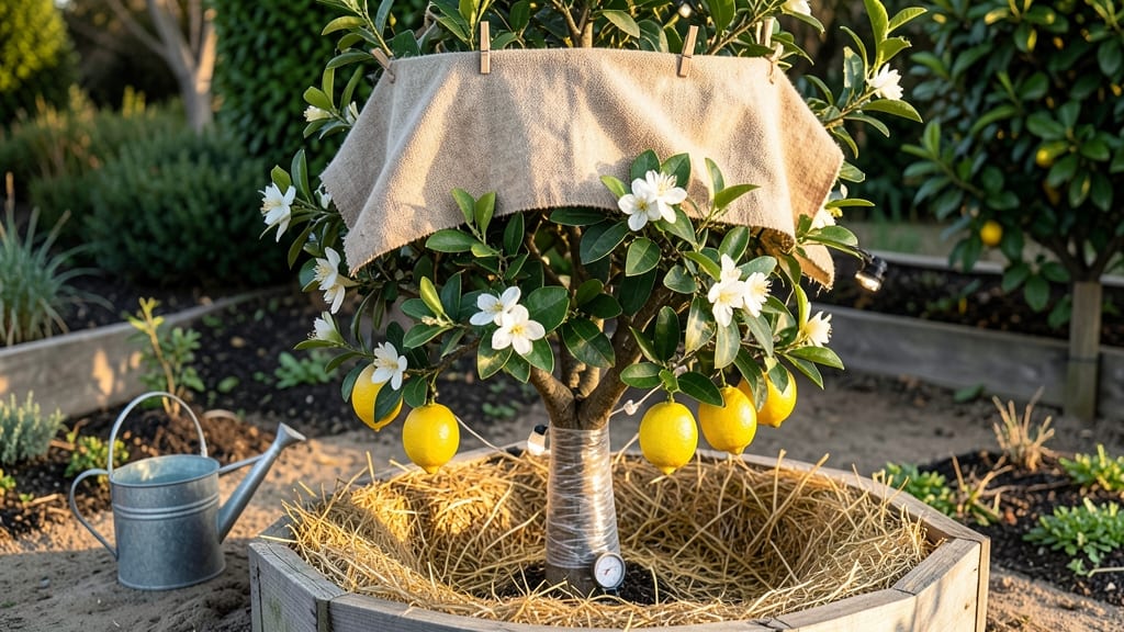 How to Protect a Lemon Tree from Frost: Layered Barrier Method for Year-Round Survival