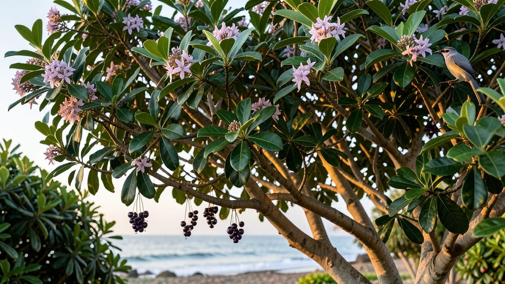 Coffeeberry Hedge for Year-Round Interest