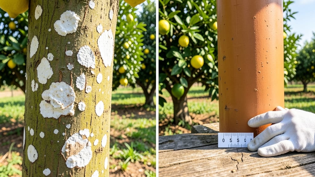 Lemon Tree White Spots on Trunk: Fungal Infection Diagnosis and Cure Guide