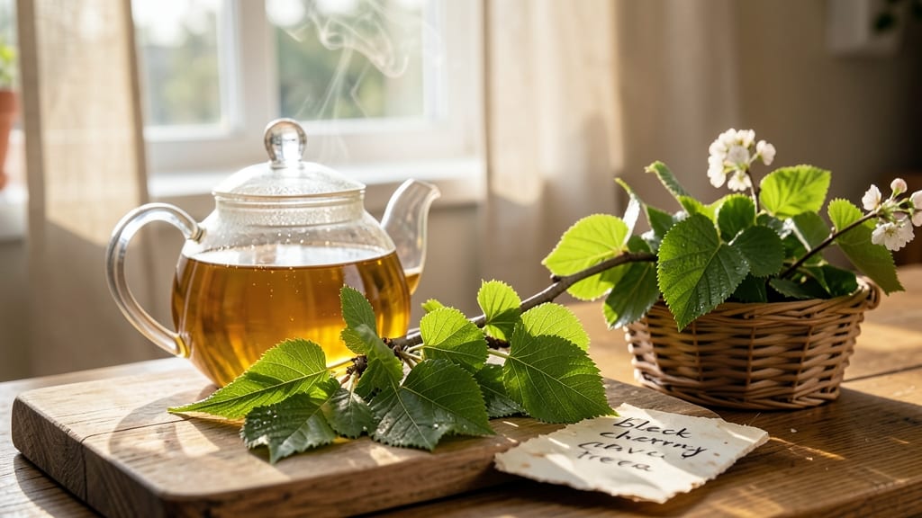 Sweet Black Cherry Leaf Tea