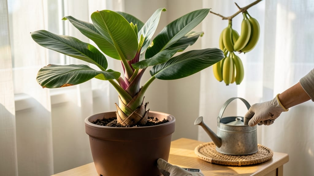 Banana Tree Inside: Pruning Guide for Compact Growth and Strong Branches