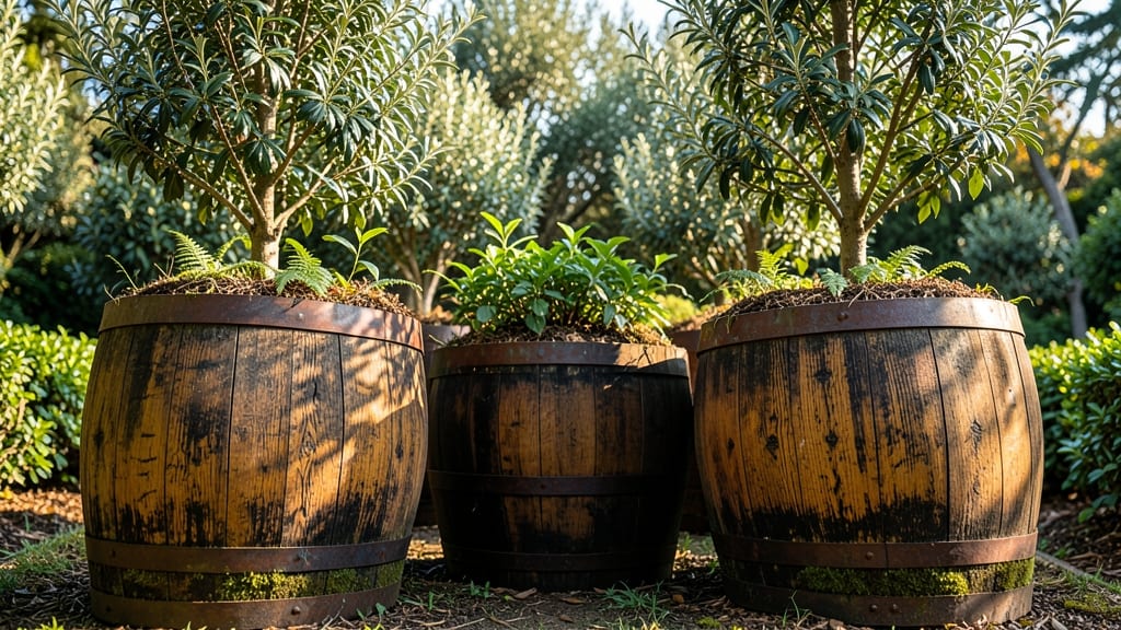 Custom Wooden Wine Barrels for Rustic Charm