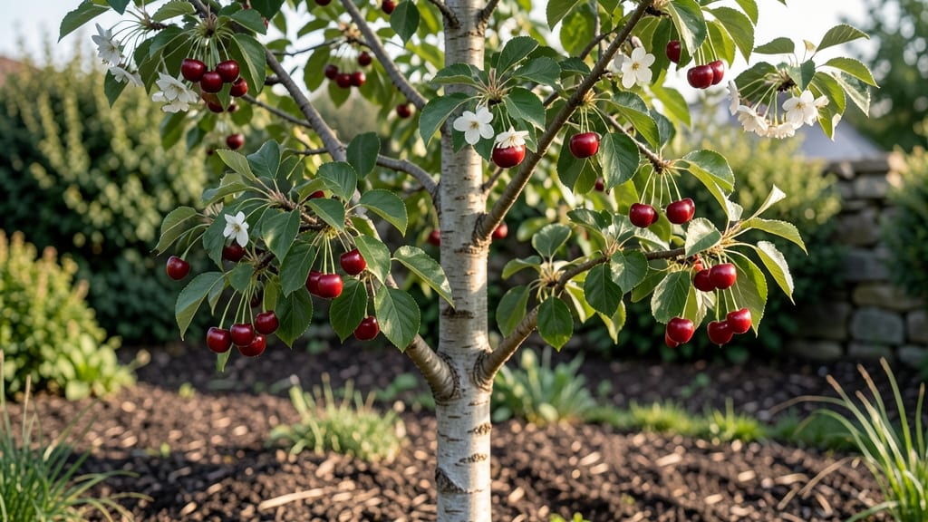 Cherry Tree In Backyard: Year-Round Privacy Screen With Minimal Maintenance