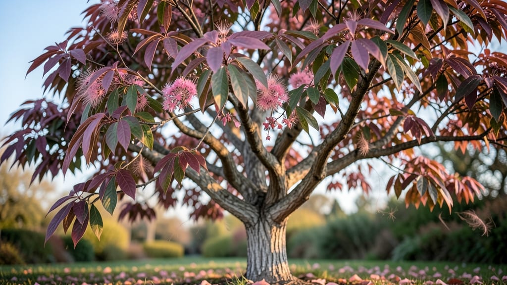 Tree Heart Shaped Leaves Pink Flowers: Romantic Shade Trees for Weddings and Gardens