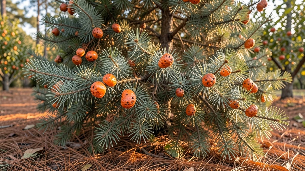 Cedar Apple Rust on Juniper