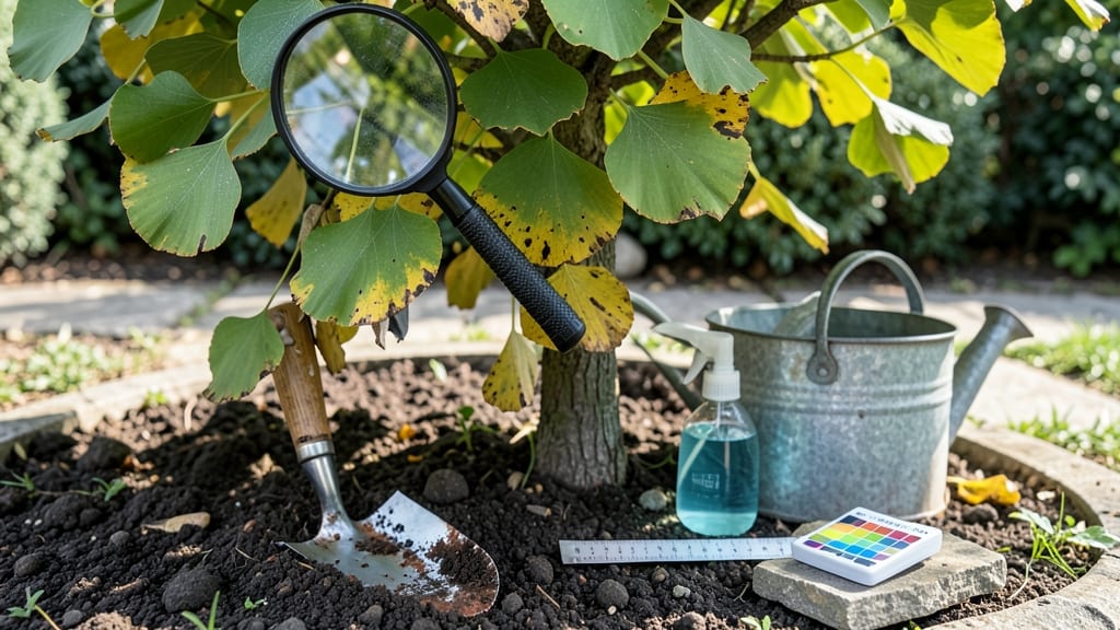 Ginkgo Tree Leaf Problems: Yellowing, Spotting, and Curl Fixes