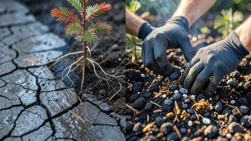 Charcoal-Enhanced Ash Compost