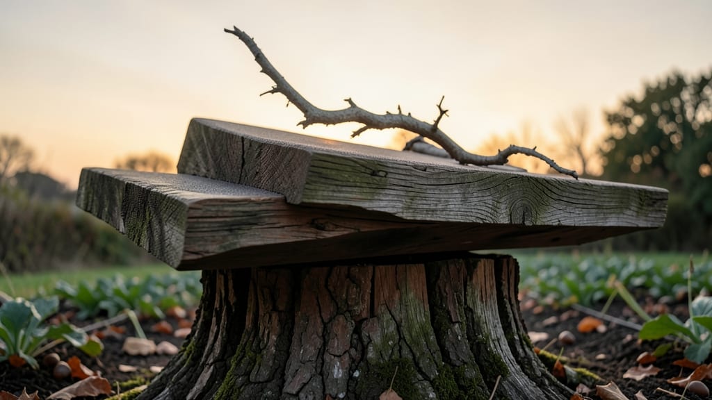 Owl-Friendly Stump Perch and Roost