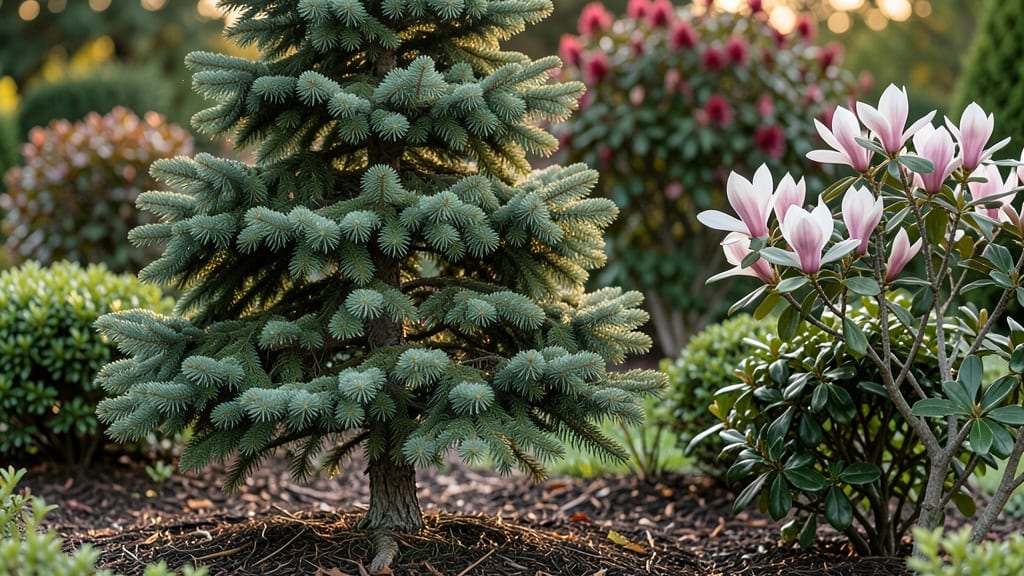 Christmas Tree With Magnolias: Year-Round Elegance With Evergreen Blooms