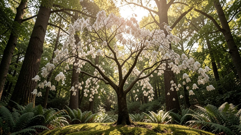 Japanese Snowbell Tree for Subtle Lilac Notes