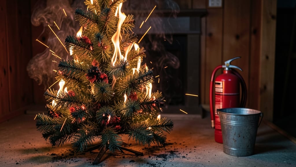 Christmas Tree Fire Video: What Sparked These Real-Life Blaze Causes