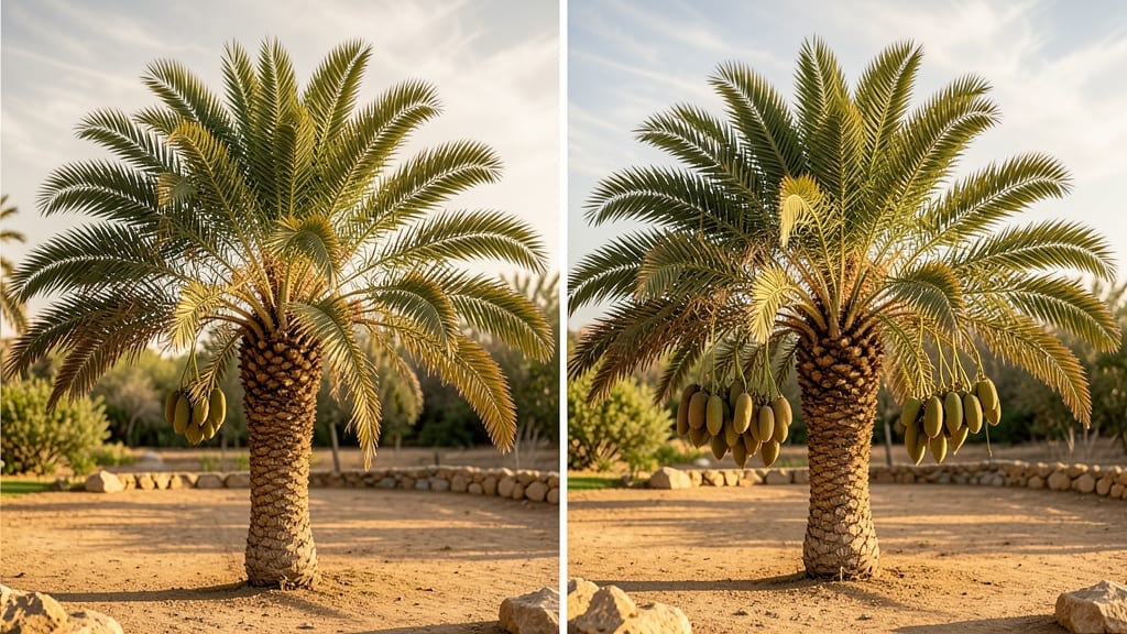 Is Palm Tree and Date Tree the Same: Key Differences in Species, Growth, and Uses