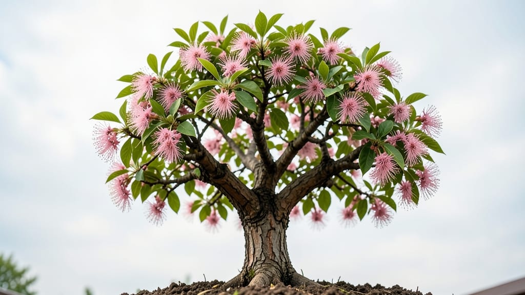 Japanese Chestnut 'Red Spider' Pink Blossoms