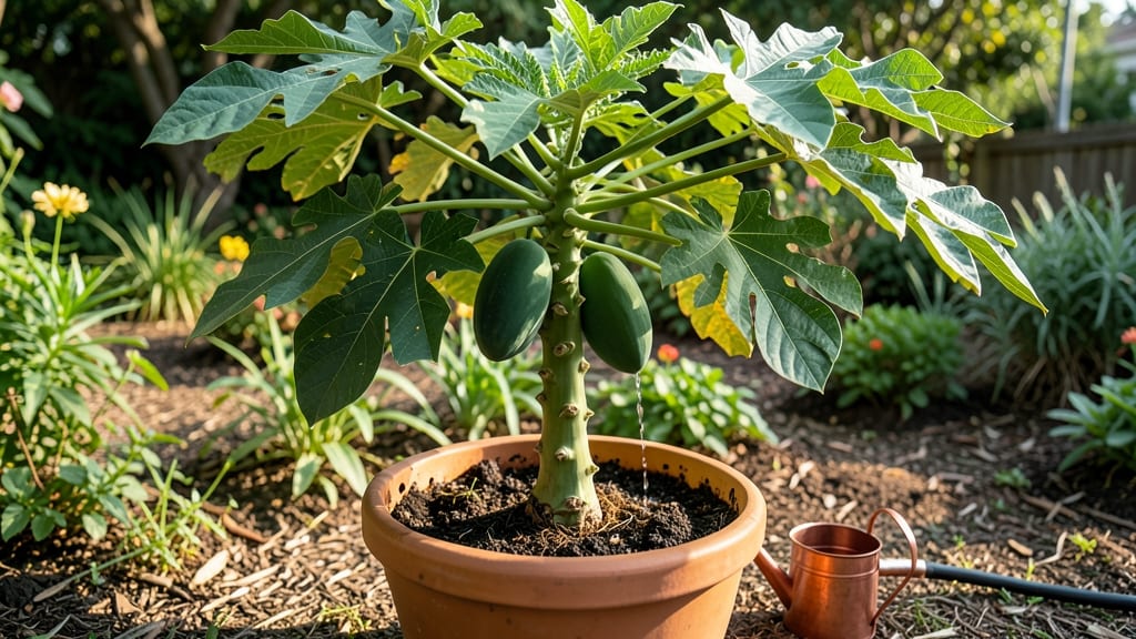 Can Papaya Tree Be Grown in Pots: Container Size and Care Secrets for Success