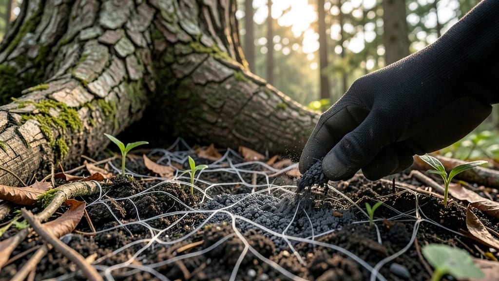 Ash and Mycorrhizal Fungi Mix