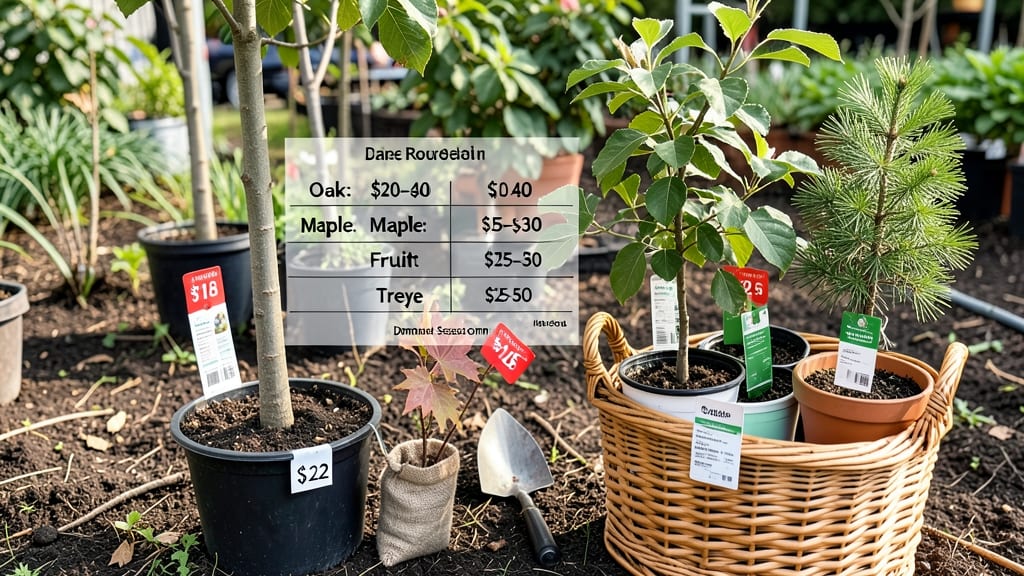 How Much Do Tree Saplings Cost: Price Breakdown by Species and Nursery Type