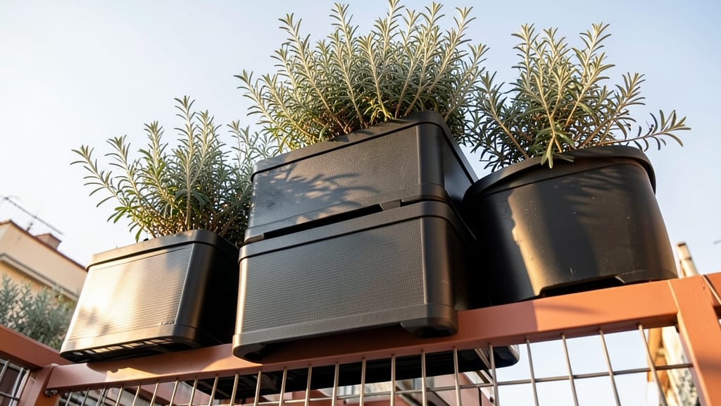 Stackable 7-Gallon Modular Planters for Small Spaces