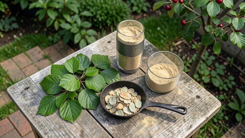 Dried Tart Cherry Leaf Powder