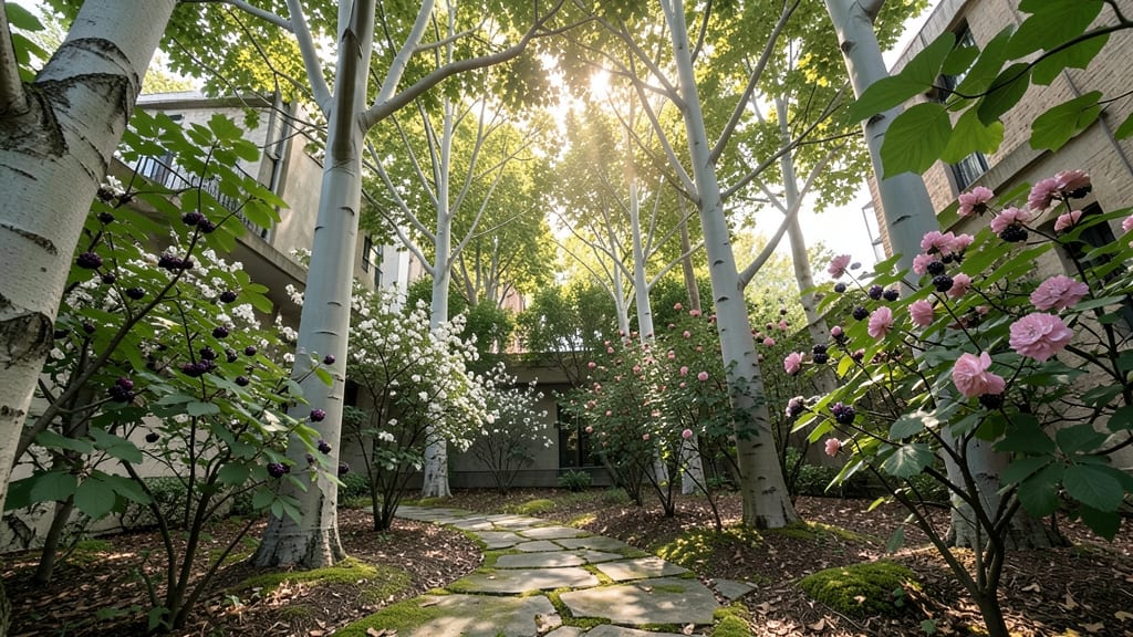Canopy Layer with Shade-Tolerant Shrubs